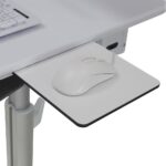 Ergotron SV10-1300-0 Sit-Stand Workplace Medical Cart, 1 Display, 24" Max Screen, White