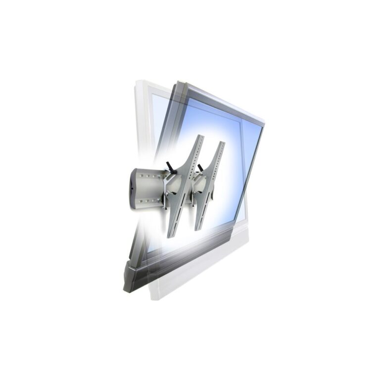 Ergotron TM Tilting Wall Mount for 32" to 79 kg Displays -20 to 20° Tilt Silver