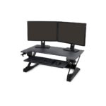 Ergotron WorkFit-TL Sit-Stand Desk Converter, Large Surface, Black, 18kg Capacity, 38cm Lift