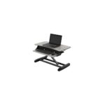 Ergotron WorkFit-Z Mini Sit-Stand Desk Converter, Black/Grey, 11.3 kg, 3 Displays, 24" Max Screen