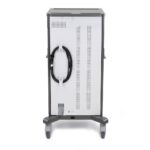 Ergotron YES35 Freestanding Charging Cart for 35 Devices - Black, Silver