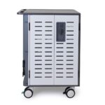 Ergotron Zip40 Portable Device Management Cart for 40 Laptops/Tablets up to 15.6" - Black/Grey