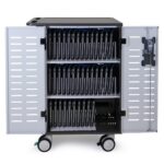 Ergotron Zip40 Portable Device Management Cart for 40 Laptops/Tablets up to 15.6" - Black/Grey