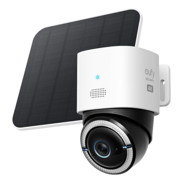 Eufy 4G LTE Cam S330 Bullet IP Security Camera Outdoor 4K 360° Pan/Tilt Wi-Fi 4G LTE Black/White