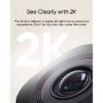 Eufy C220 2K Pan-Tilt Smart Indoor Camera Wireless 360° Rotation 4x Digital Zoom Night Vision Black White