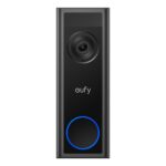 Eufy C31 2K Smart Video Doorbell with MicroSD Card, Built-in Battery, Night Vision, Black