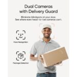 Eufy E340 2K Dual Camera Smart Video Doorbell with Chime, Wireless, Outdoor, Night Vision, 8GB HDD, Black