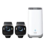 Eufy eufyCam S3 Pro 2-Cam Kit Outdoor 4K IP Security Camera System with 16GB Storage, Black & White
