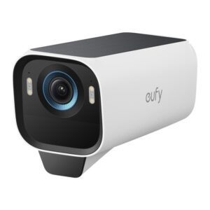 Eufy eufyCam S3 Pro 4K Solar IP Security Camera CCTV, Wireless, Outdoor, White