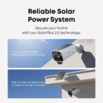 Eufy eufyCam S3 Pro 4K Solar IP Security Camera CCTV, Wireless, Outdoor, White