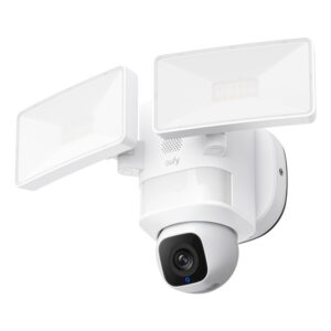 Eufy Floodlight E30 2K Smart Security Camera CCTV IP65 Wi-Fi 360° Pan Tilt Black White