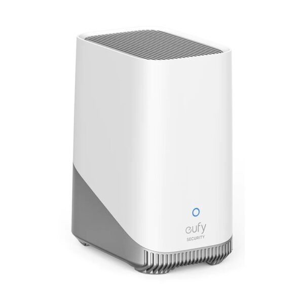 Eufy HomeBase 3 Security Hub, 16TB Max Storage, Quad-core Processor, Face Detection, White