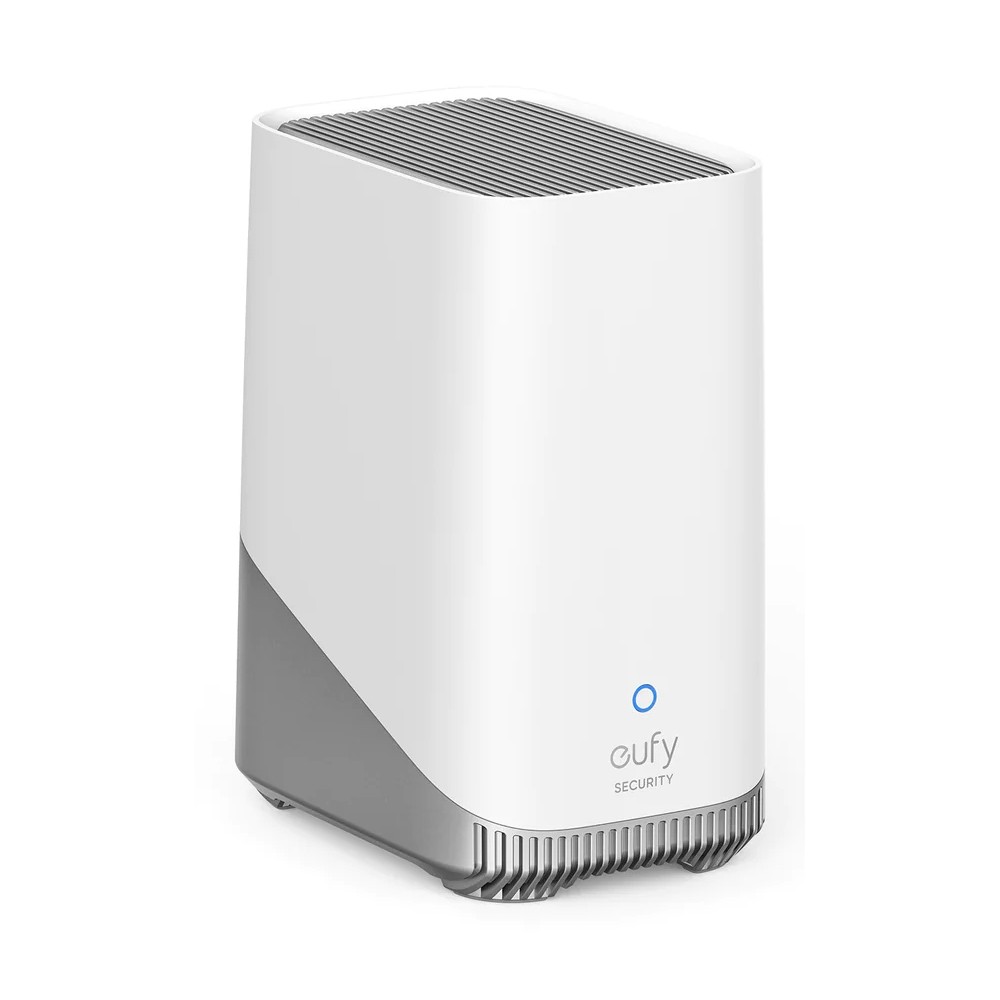 Eufy HomeBase 3 Security Hub, 16TB Max Storage, Quad-core Processor, Face Detection, White