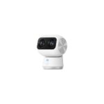 Eufy Indoor Cam S350 IP Security Camera, Wireless, 4K, 360° Pan & Tilt, 8x Zoom, Night Vision, Black/White