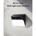 Eufy Solar Wall Light Cam S120 IP Security Camera Wireless Outdoor 2304 x 1296 Black & White