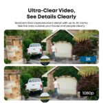 Eufy SoloCam S340 3K Bullet-PTZ Security Camera IP Wireless Outdoor Solar 8x Zoom 8GB Internal White