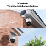 Eufy SoloCam S340 3K Bullet-PTZ Security Camera IP Wireless Outdoor Solar 8x Zoom 8GB Internal White
