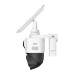 Eufy SoloCam S4 Bullet IP Security Camera 4K Wireless Outdoor PTZ 32GB MicroSD Black & White