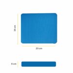 Fellowes 29700 Blue Mouse Pad Fabric Polyester Monochromatic 224 x 186 mm