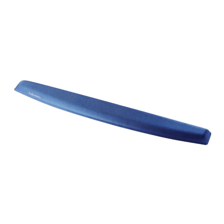 Fellowes 9178401 Gel & Polyurethane Wrist Rest Blue (490 x 58.7 x 23.8 mm)