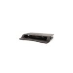 Fellowes Corsivo Sit Stand Workstation Desk - 17kg Capacity, 2 Displays, 28-390mm Height Adjustment, Black