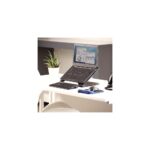 Fellowes Designer Suites Laptop Riser 17" Adjustable Stand Black