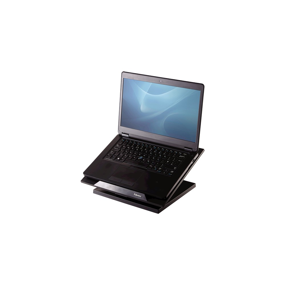 Fellowes Designer Suites Laptop Riser 17" Adjustable Stand Black