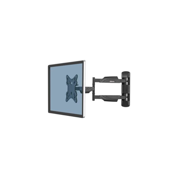 Fellowes Full Motion TV Wall Mount for 23"-55" Screens, 35kg Max Load, VESA 100x100-400x400, Black