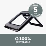 Fellowes I-Spire Quick Lift Adjustable Laptop Stand for Desk 17" Black/Grey