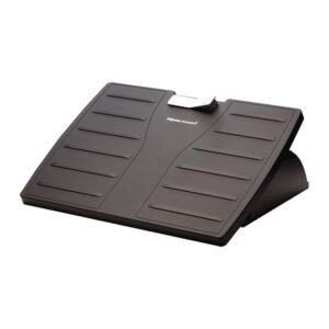 Fellowes Office Suites Adjustable Foot Rest with 3 Height Positions, Microban, Black