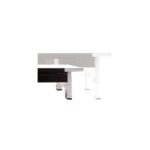 Fellowes Office Suites Monitor Stand with 5 Height Adjustments, Storage Tray, Black/Silver