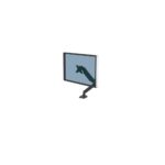 Fellowes Platinum Series Monitor Arm - Single 40" Screen Mount, up to 8kg, USB, Black