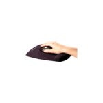 Fellowes PlushTouch Mouse Mat with Wrist Support & Antibacterial Protection - Black