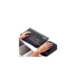 Fellowes PlushTouch Mouse Mat with Wrist Support & Antibacterial Protection - Black