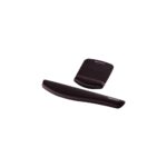 Fellowes PlushTouch Mouse Mat with Wrist Support & Antibacterial Protection - Black