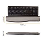 Fellowes Premium Gel Keyboard Wrist Rest Polyester Graphite 489 x 88.9 x 25.4 mm
