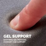 Fellowes Premium Gel Keyboard Wrist Rest Polyester Graphite 489 x 88.9 x 25.4 mm