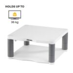 Fellowes Premium Monitor Riser Desk Mount 21" 36kg Height Adjustable Graphite Platinum