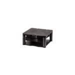 Fellowes Premium Plus Monitor Stand with Drawer, Cable Management, Ergonomic, 3-Height Adjustments, 21", Graphite
