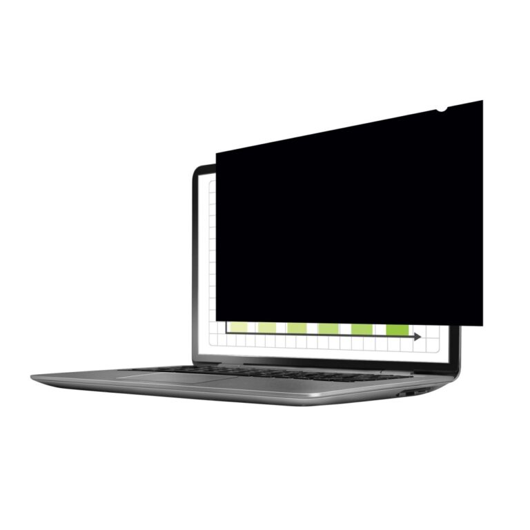 Fellowes PrivaScreen 15.6" Frameless Monitor/Laptop Privacy Filter Anti-Glare Black