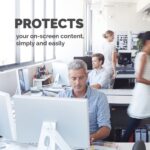 Fellowes PrivaScreen 22" 16:10 Widescreen Privacy Filter for Monitor, Anti-glare, Black
