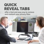Fellowes PrivaScreen 22" 16:10 Widescreen Privacy Filter for Monitor, Anti-glare, Black