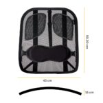 Fellowes Professional Series Mesh Office Chair Back Support Graphite