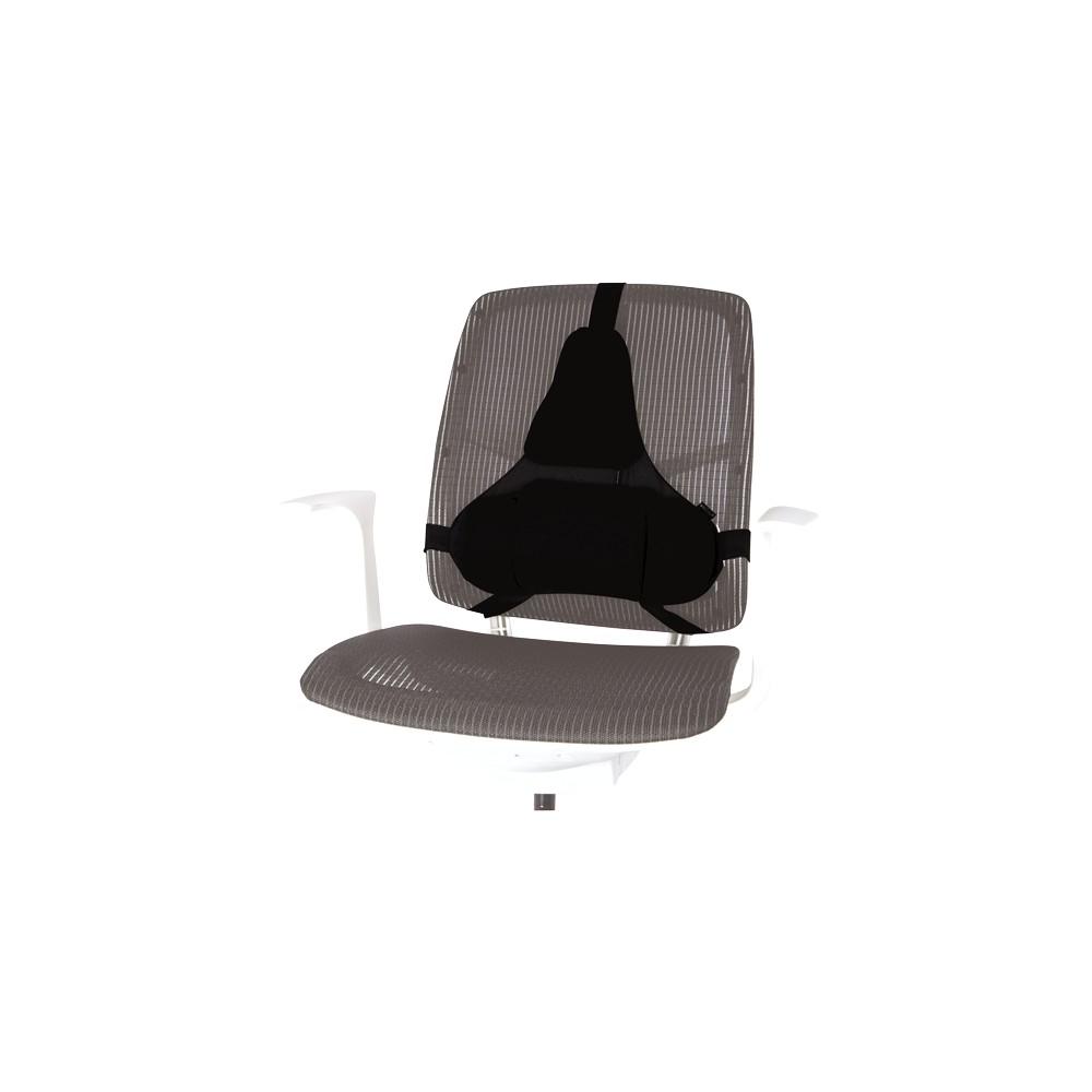 Fellowes Professional Series Ultimate Back Support for Office Chair - Black, H36.5 x W37.5 x D5.5cm Fellowes Professional Series Ultimate Back Support for Office Chair - Black, H36.5 x W37.5 x D5.5cm