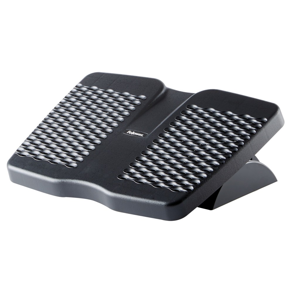 Fellowes Refresh Ergonomic Foot Rest with 2 Height Adjustments & Massage Surface - Charcoal Fellowes Refresh Ergonomic Foot Rest with 2 Height Adjustments & Massage Surface - Charcoal