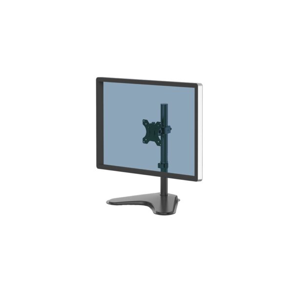 Fellowes Seasa Freestanding Single Monitor Arm for 32" (8kg) Screens - Black, Cable Management