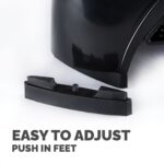 Fellowes Smart Suites Monitor Riser Adjustable Stand for 1 Display, 21" / 10kg Max, Black