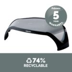 Fellowes Smart Suites Monitor Riser Adjustable Stand for 1 Display, 21" / 10kg Max, Black