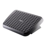 Fellowes Standard Ergonomic Foot Rest with Textured Surface - Black