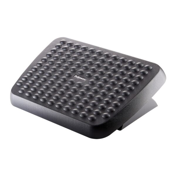 Fellowes Standard Ergonomic Foot Rest with Textured Surface - Black
